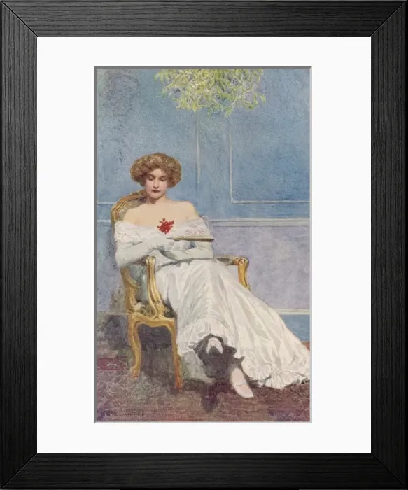 Framed Print : Sitting under Mistletoe Framed Print : Sitting under Mistletoe
