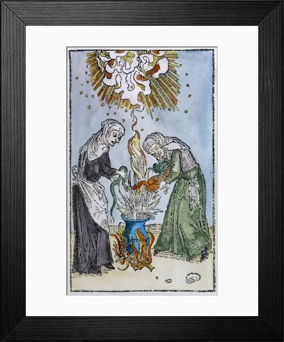 Framed Print : Witches Brewing Framed Print : Witches Brewing