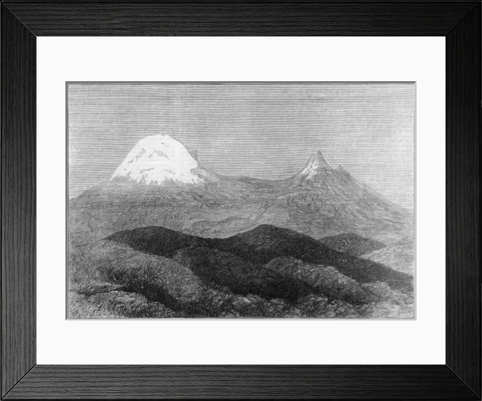 Framed Print : Kilimanjaro, Iln 1872