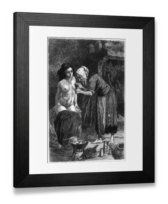Framed Print : French Wise Woman Framed Print : French Wise Woman