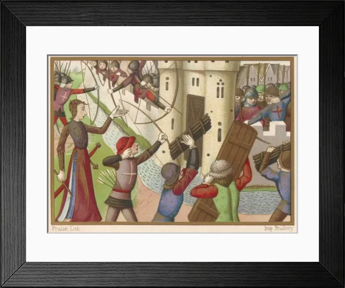 Framed Print : Joan of Arc / Paris Siege Framed Print : Joan of Arc / Paris Siege