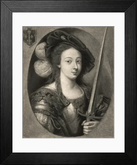 Framed Print : Joan of Arc (Deruet) Framed Print : Joan of Arc (Deruet)