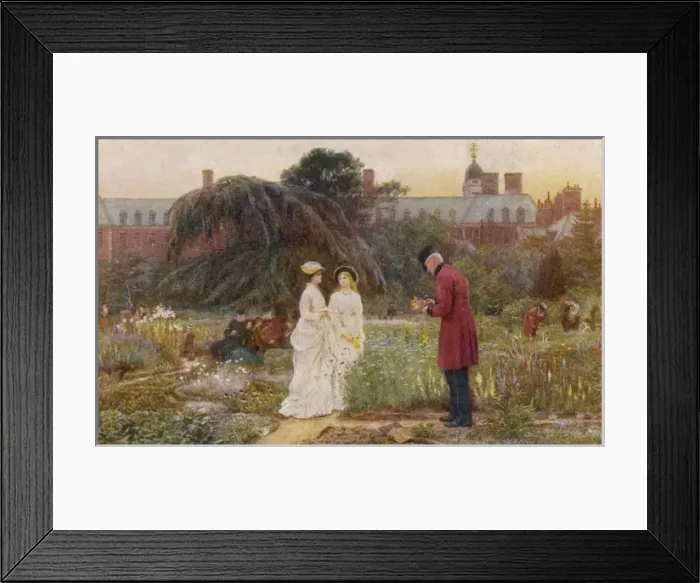 Framed Print : Chelsea / Pensioners 1876 Framed Print : Chelsea / Pensioners 1876