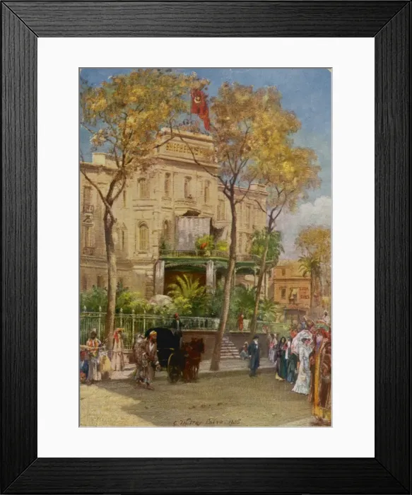 Framed Print : Shepheards Cairo 1 Framed Print : Shepheards Cairo 1