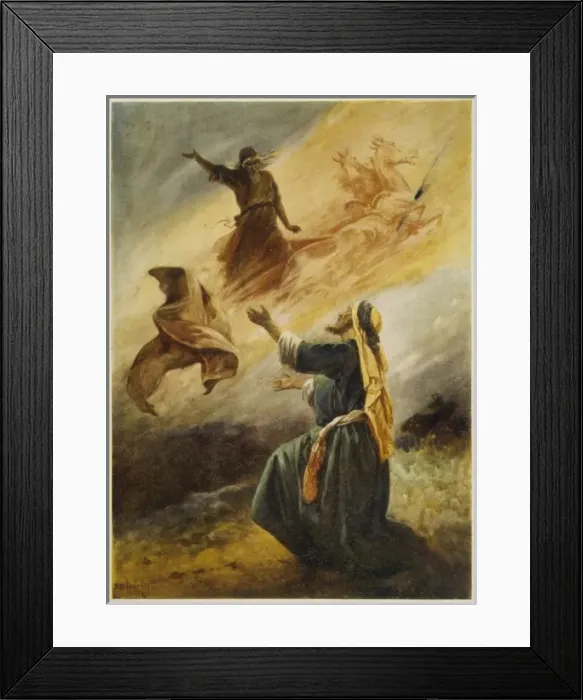 Framed Print : Elijah Goes to Heaven Framed Print : Elijah Goes to Heaven