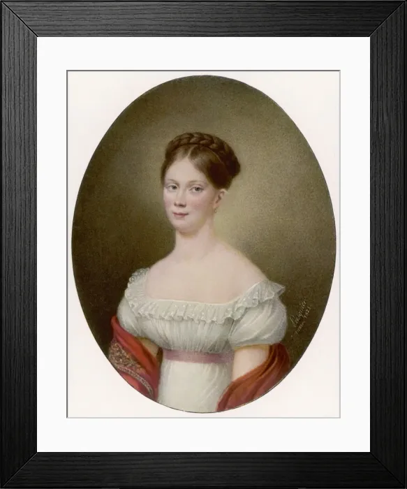 Framed Print : Female Type / White Gown Framed Print : Female Type / White Gown