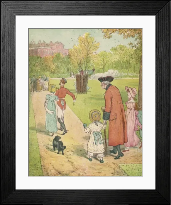 Framed Print : Children / Kensington Park Framed Print : Children / Kensington Park
