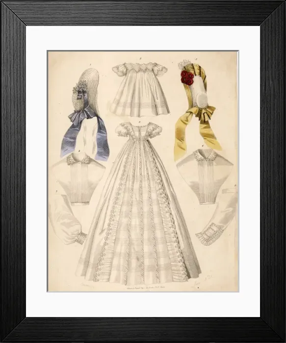 Framed Print : Babies / Long Clothes 1863 Framed Print : Babies / Long Clothes 1863