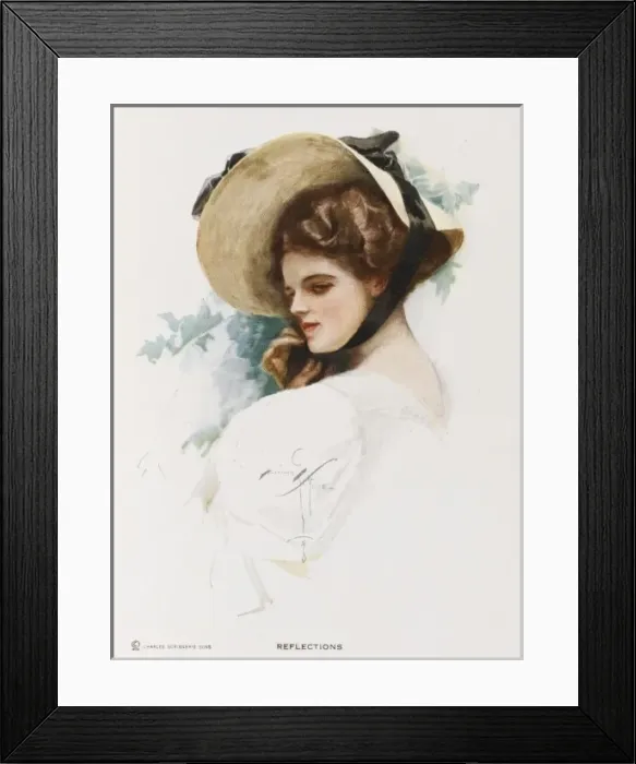 Framed Print : Female Type / Reflections Framed Print : Female Type / Reflections
