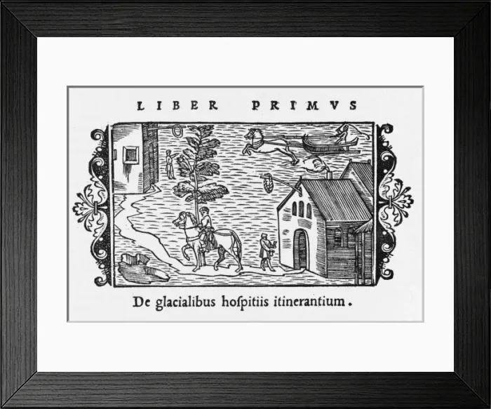 Framed Print : Scandinavia Lodgings Framed Print : Scandinavia Lodgings
