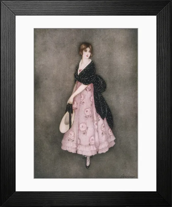 Framed Print : Female Type / Victorian Framed Print : Female Type / Victorian