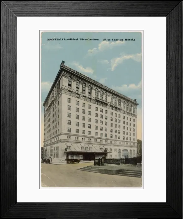 Framed Print : Hotel at Montreal Framed Print : Hotel at Montreal