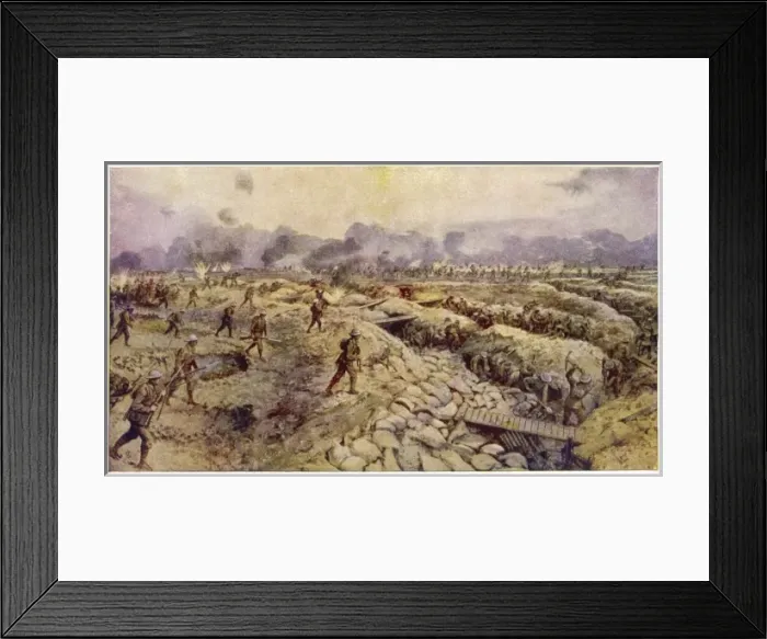 Framed Print : Allied Advance at Somme Framed Print : Allied Advance at Somme