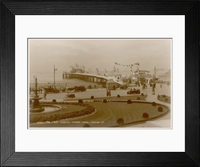 Framed Print : Weston-Super-Mare / C1914 Framed Print : Weston-Super-Mare / C1914