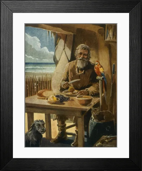 Framed Print : Crusoe at Home Framed Print : Crusoe at Home