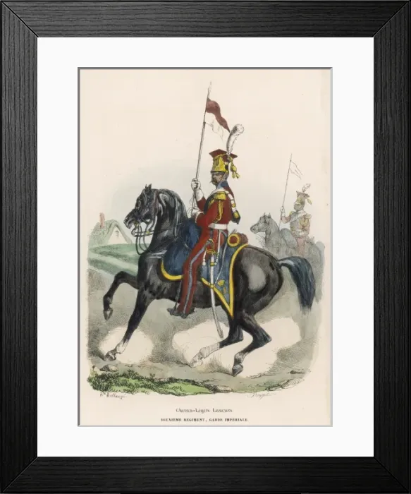 Framed Print : Garde Imperiale Lancer Framed Print : Garde Imperiale Lancer