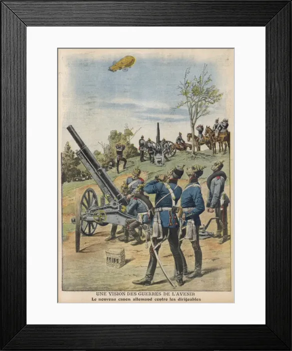 Framed Print : German Anti-Aircraft Framed Print : German Anti-Aircraft