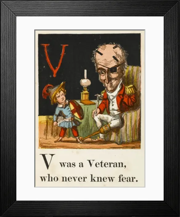 Framed Print : Military / Pensioner / 1867 Framed Print : Military / Pensioner / 1867