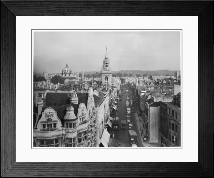 Framed Print : Oxford / High Street 1950S Framed Print : Oxford / High Street 1950S