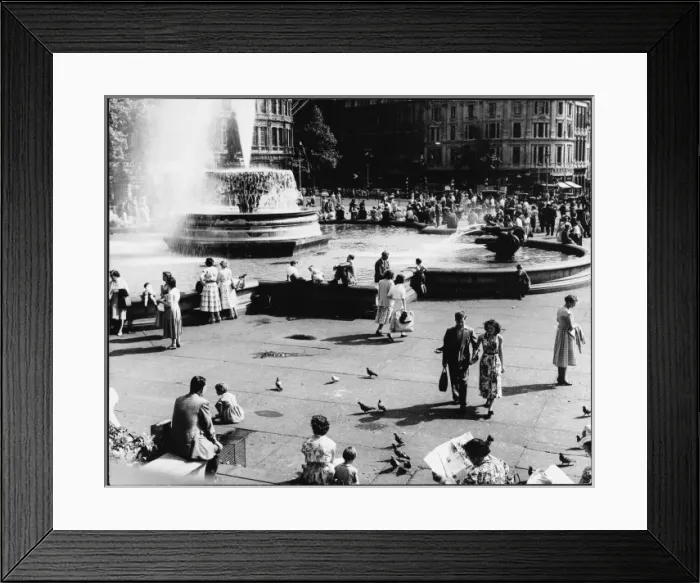 Framed Print : Social Scene 50S Framed Print : Social Scene 50S