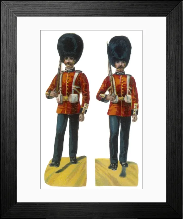 Framed Print : British Guardsmen Scrap Framed Print : British Guardsmen Scrap