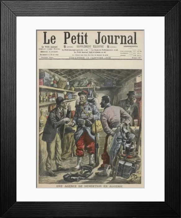 Framed Print : Agence De Desertion / 1909 Framed Print : Agence De Desertion / 1909