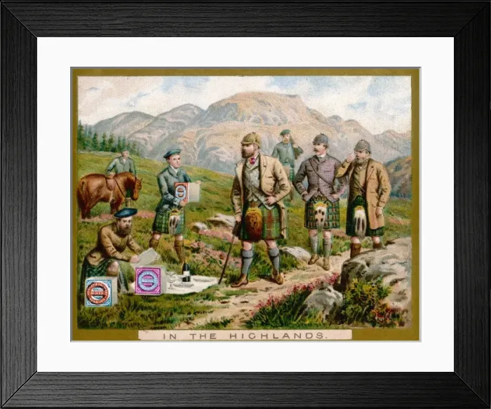 Framed Print : Huntley Highlands 1890 Framed Print : Huntley Highlands 1890