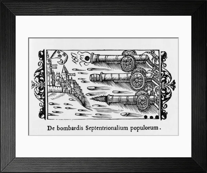 Framed Print : Bombarding Northern City Framed Print : Bombarding Northern City