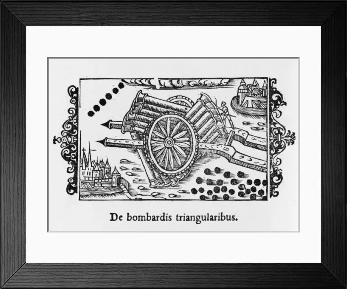 Framed Print : Triangular Bombard 1555 Framed Print : Triangular Bombard 1555