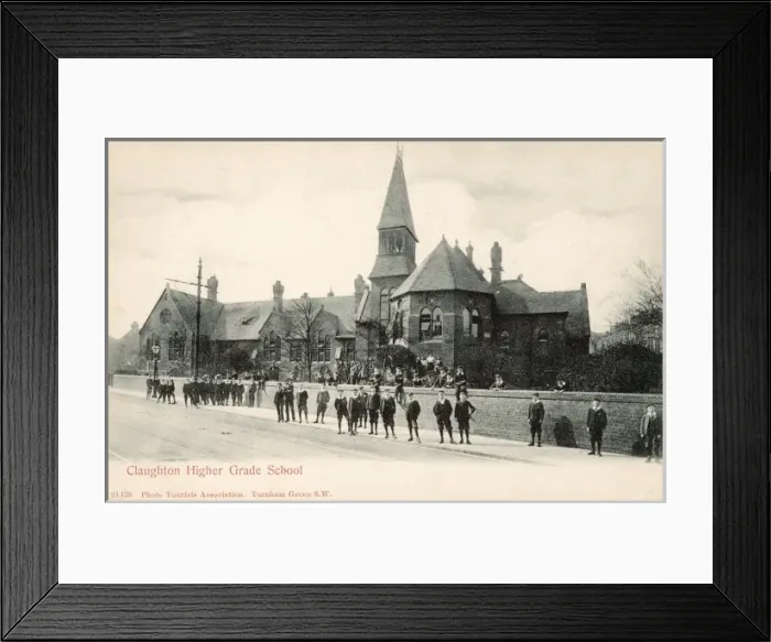 Framed Print : Claughton School C1905 Framed Print : Claughton School C1905