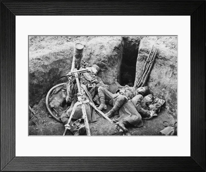 Framed Print : Soviet Mortar Crew Framed Print : Soviet Mortar Crew