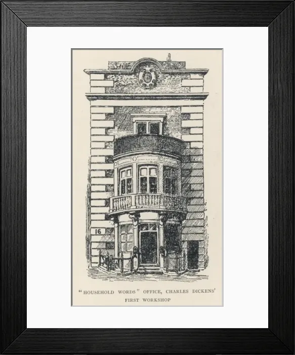 Framed Print : Dickens / Household Words Framed Print : Dickens / Household Words
