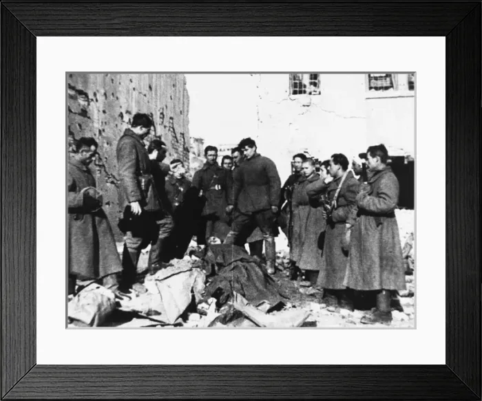 Framed Print : Stalingrad Funeral