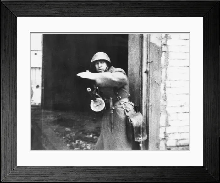Framed Print : Russians Storm House Framed Print : Russians Storm House