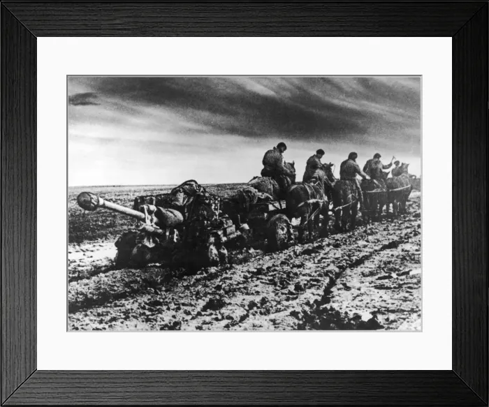 Framed Print : Horsedrawn Artillery Framed Print : Horsedrawn Artillery