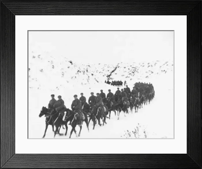 Framed Print : Russian Cavalry Unit Framed Print : Russian Cavalry Unit