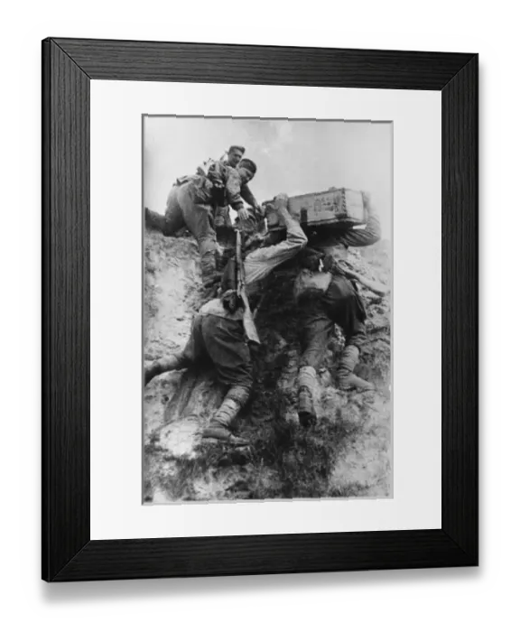 Framed Print : Soviets Carry Ammo Framed Print : Soviets Carry Ammo