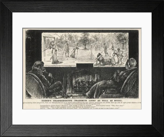 Framed Print : Videophone Predicted Framed Print : Videophone Predicted