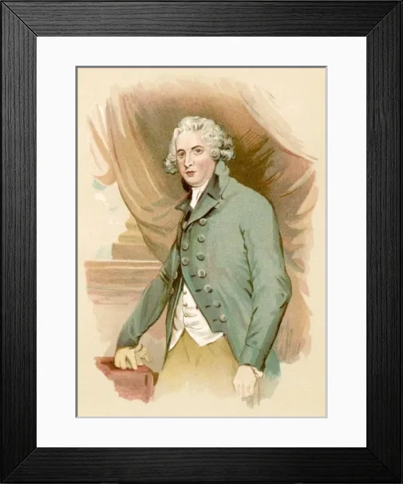 Framed Print : Richard Sheridan / Brummel Framed Print : Richard Sheridan / Brummel