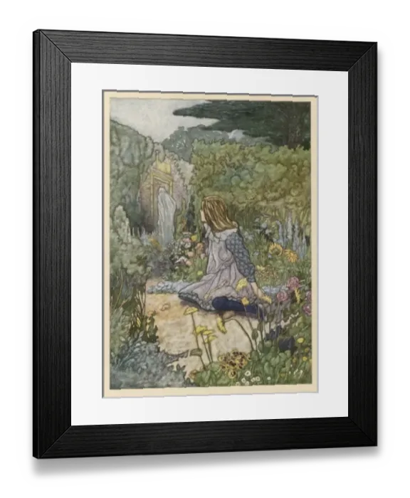 Framed Print : Ghost in Garden Framed Print : Ghost in Garden