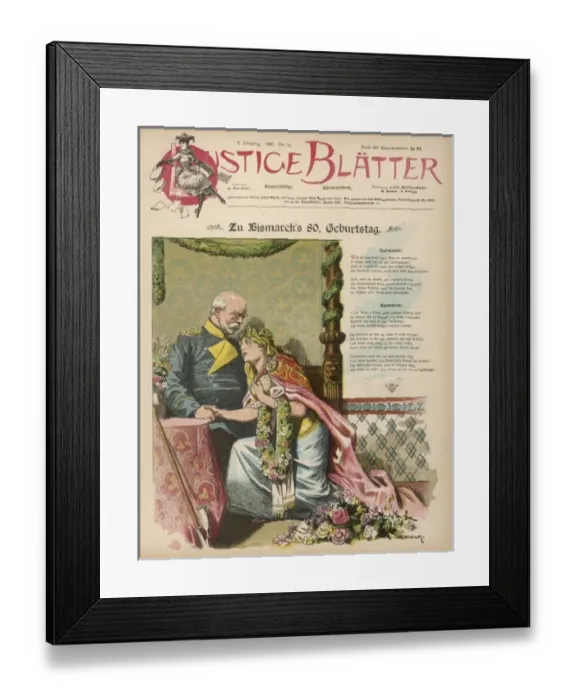 Framed Print : Bismarck / 80th Birthday Framed Print : Bismarck / 80th Birthday