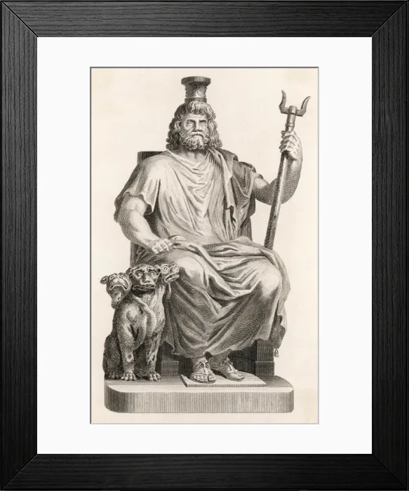 Framed Print : Hades / Dis / Pluto Framed Print : Hades / Dis / Pluto