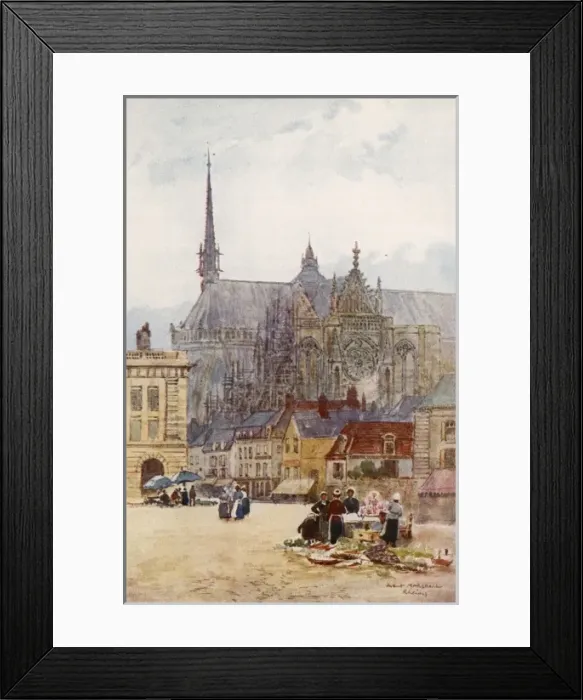 Framed Print : Reims Cathedral Framed Print : Reims Cathedral