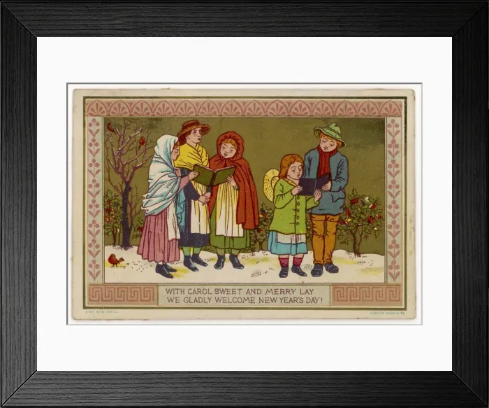 Framed Print : Five Singers Framed Print : Five Singers