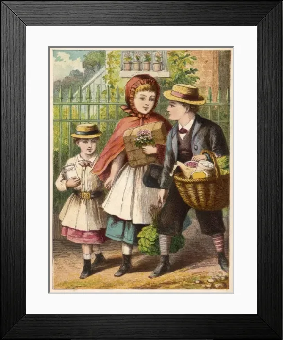 Framed Print : Trade / Shops / Shopping Framed Print : Trade / Shops / Shopping