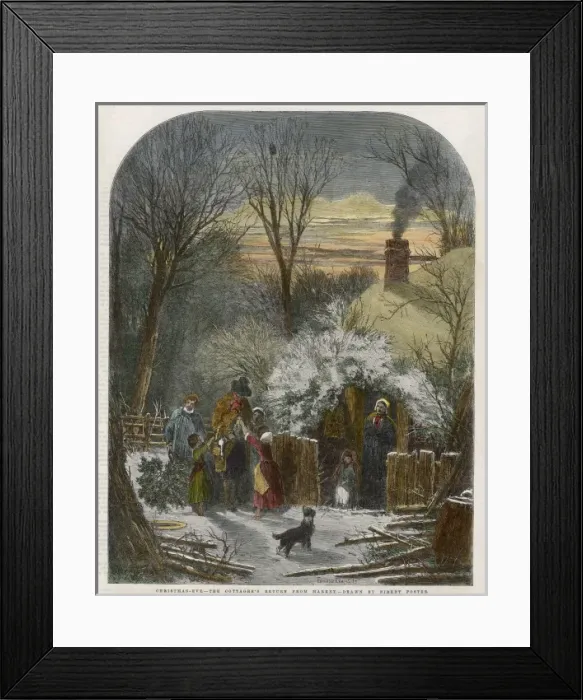 Framed Print : Christmas Shopping Framed Print : Christmas Shopping