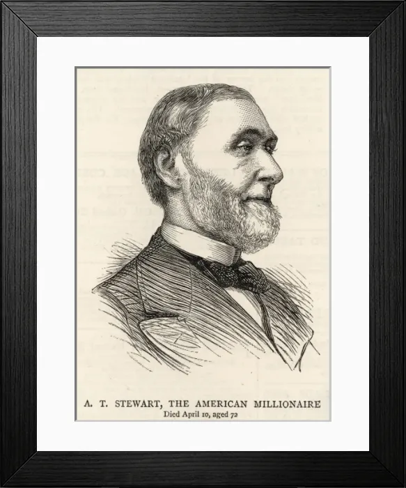 Framed Print : Alexander Turney Stewart Framed Print : Alexander Turney Stewart