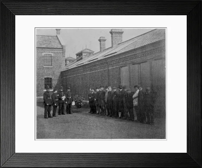 Framed Print : New inmates arrive Framed Print : New inmates arrive