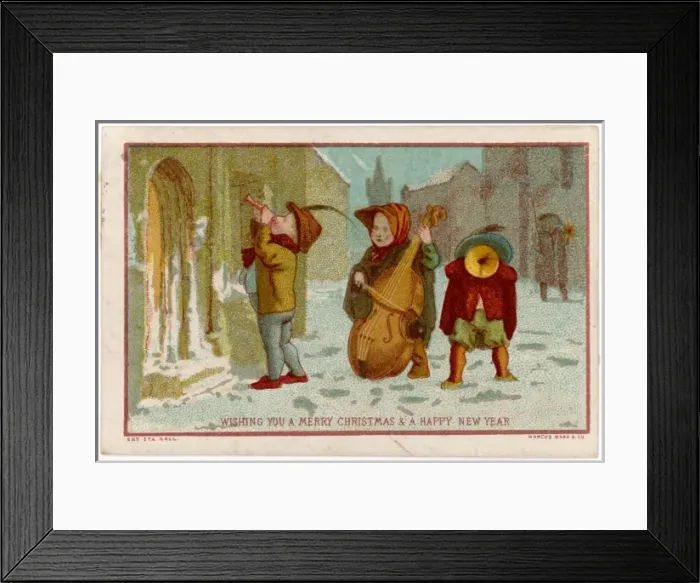 Framed Print : Waits in a Street Framed Print : Waits in a Street
