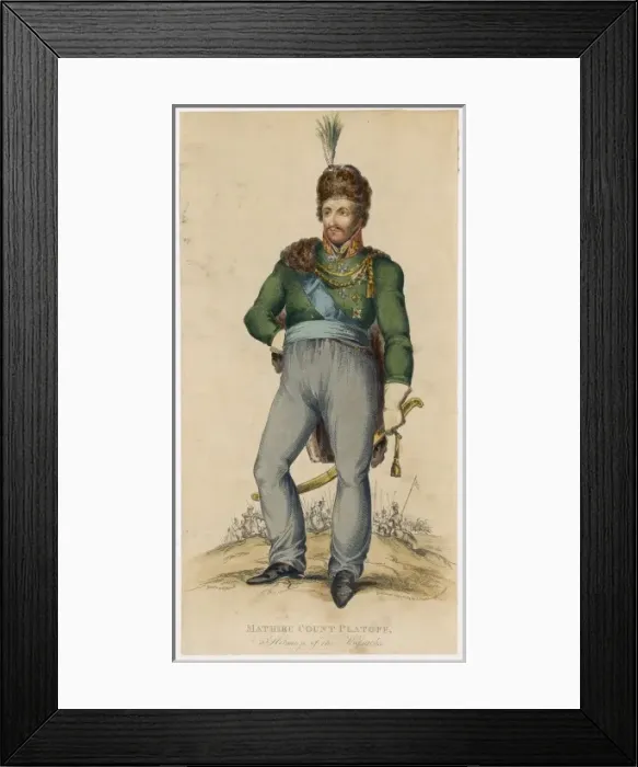 Framed Print : Platov Russian Soldier Framed Print : Platov Russian Soldier